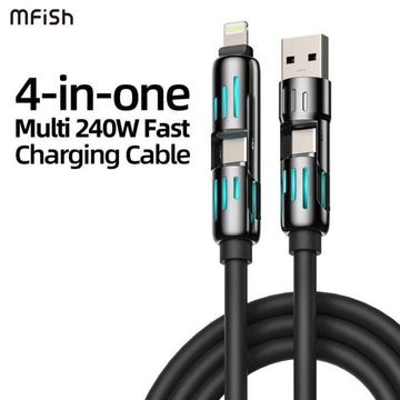 4-in-1 Multi USB Charging Cable Top