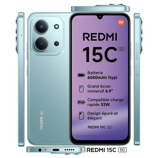 REDMI 15C 5G  POWERFUL PERFORMANCE, UNBEATABLE PRICE! 🔥
