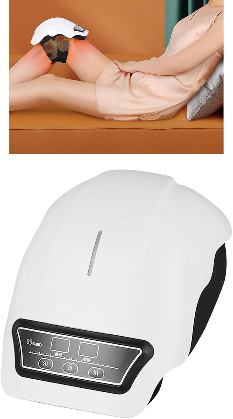 Intelligent Home Use Electric Intelligent Kneading Heating Knee Massager Rechargeable Pain Relief Infrared Laser Vibration Knee Massager